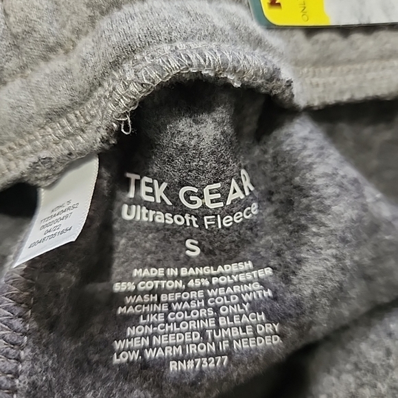 Tek Gear Pants For Boys Size Small Gray Ultrasoft Fleece Warm Comfortable - Picture 6 of 8